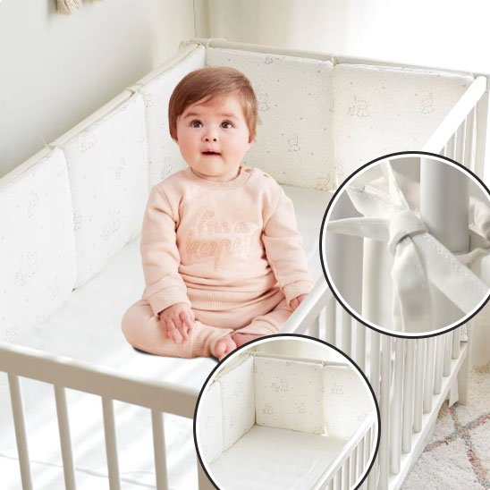 Tour de lit bébé | Protection Oeko-Tex